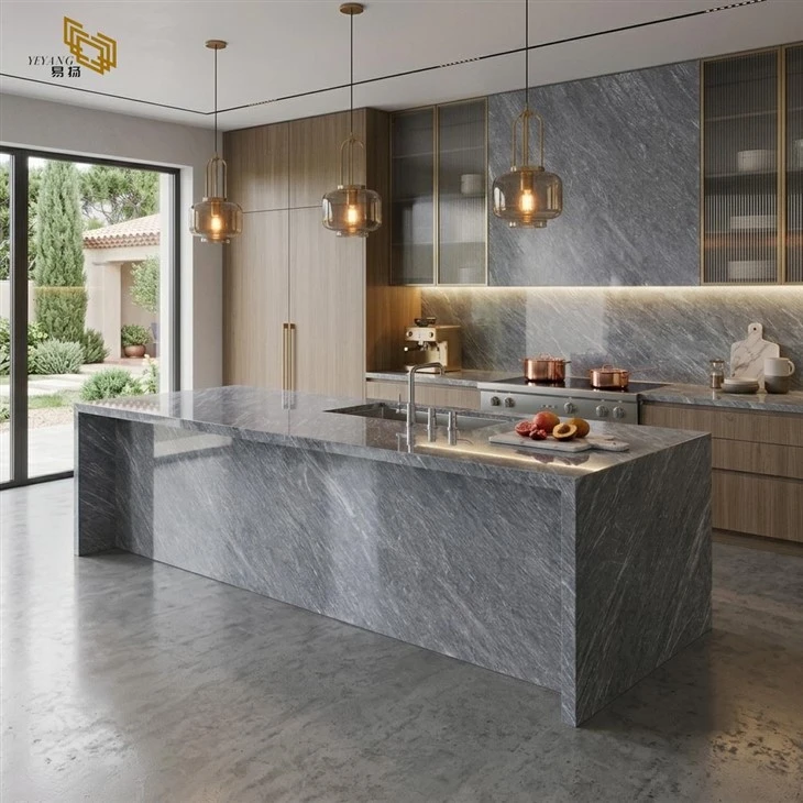 High-End Villa Kitchen Hubs