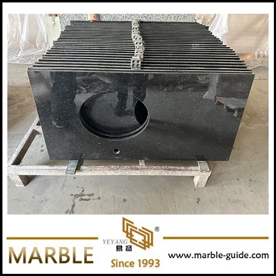 Angola Black Granite Vanity Top