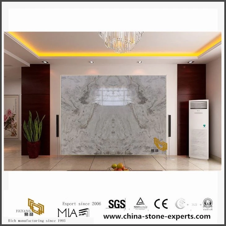Slab Backround Marble White Castro Baru Untuk Dinding Bilik Mandi Dan Design Pulau Dapur Atas