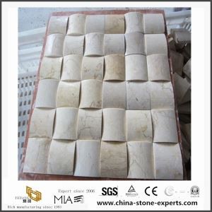 Jubin marmar mozek dinding DIY ONYX putih daripada pengeluar mozek