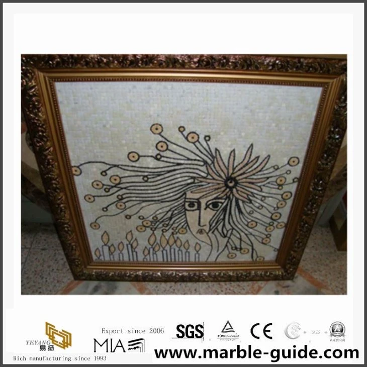 Batu Asli Mosaic / marmar Dinding Seni Mosaic Untuk Dijual