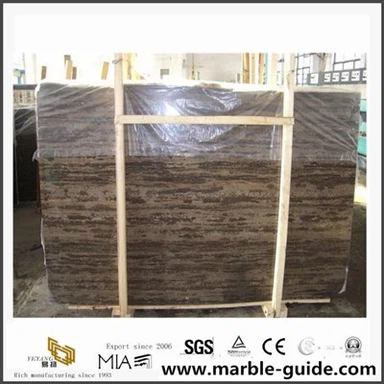 China Golden Beach Marble slab marmar coklat dengan harga yang baik