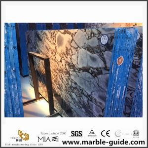Harga Kompetitif Slab marmar perak semulajadi dipotong ke saiz Bahan Projek Bangunan