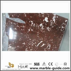 Buatan Caesar Red Marble Slabs untuk Projek Dinding