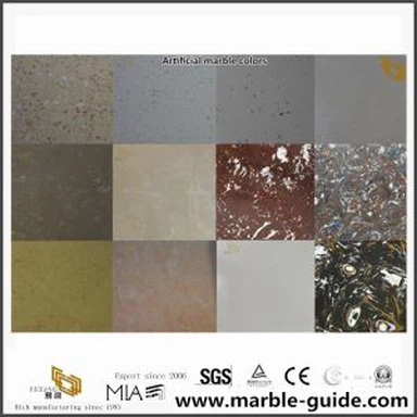 Warna marmar buatan untuk projek dalaman