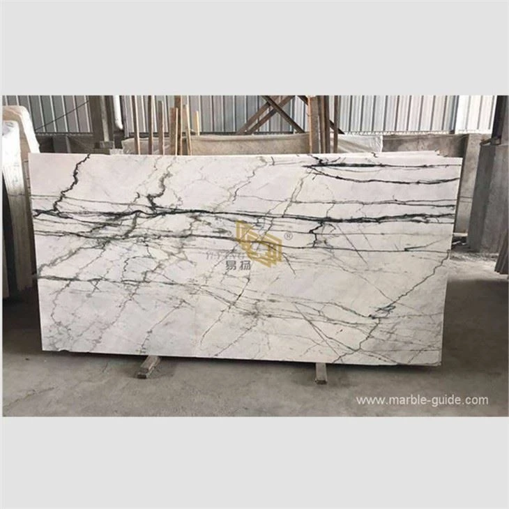 Picasso White Marble Bathroom Wall Cladding