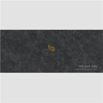 Vick Dark Grey Sintered Stone Slab Besar Untuk Countertop