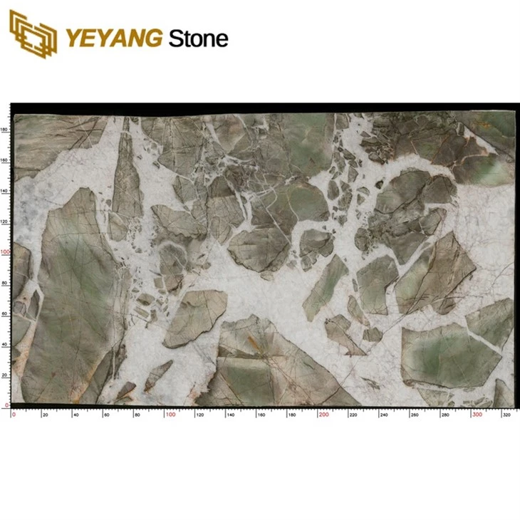 Knight Green Marble Natural Luxury Stone Slabs for Projects